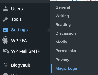 Go to magic login