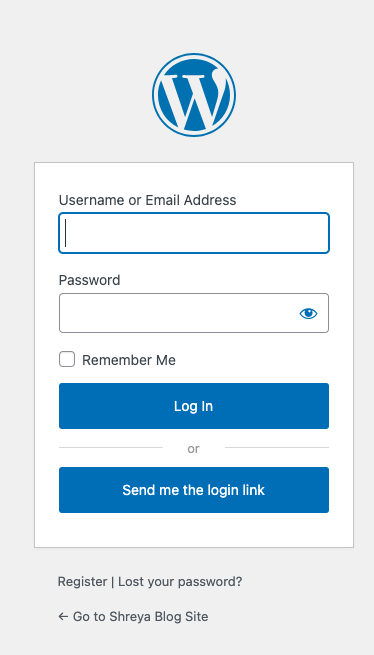 Testing the login